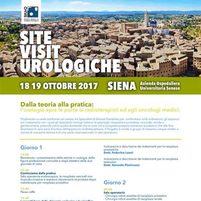 Site Visit Urologiche - Dalla teoria alla pratica: l’urologia apre le porte ai radioterapisti ed agli oncologi medici.