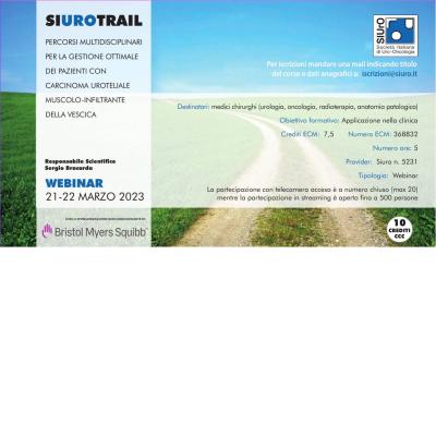 SiurOTrail - Percorsi multidisciplinari per la gestione ottimale dei pazienti con carcinoma uroteliale muscolo-infiltrante della vescica